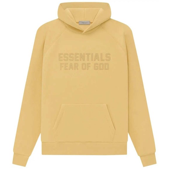 Fear of God Essentials Other - Fear of God Essentials Light Tuscan Hoodie Size Large Pullover Logo NWT